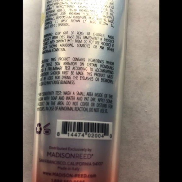 Just in time for Halloween: Madison-Reed "Barolo" temporary hair color.NWOT! - Picture 5 of 7